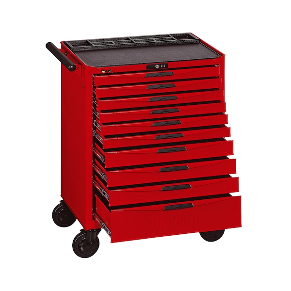 Teng Tools 8 Series Roller Cabinet, 10 Drawer, Red TCW810NU - main